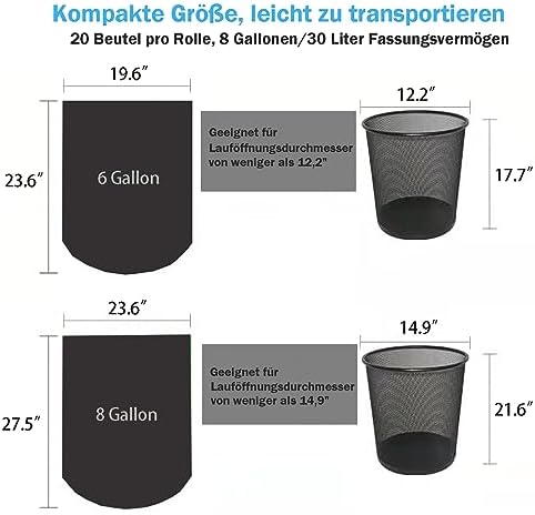 Adult Organic Toilet Bags for Camping Toilets Pack of 80, 30L Biodegradable Toilet Bags, Camping Toilet Bag for Camping Toilets, Organic Toilets, Mobile Toilets, Camping, Hiking, Travel - Image 3