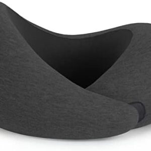 Ostrichpillow Go - Luxury Travel Pillow with Memory Foam | Airplane Pillow, Car Travel Pillow, Neck Cushion (One Size, Dark Night)