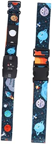 VALICLUD 2 x Tsa Inch Lock Cross Luggage Straps Non-Slip Durable Luggage Straps Elastic Luggage Straps Bicycle Bag Pannier Rack Travel Accessories Cross Travel Suitcase Plastic