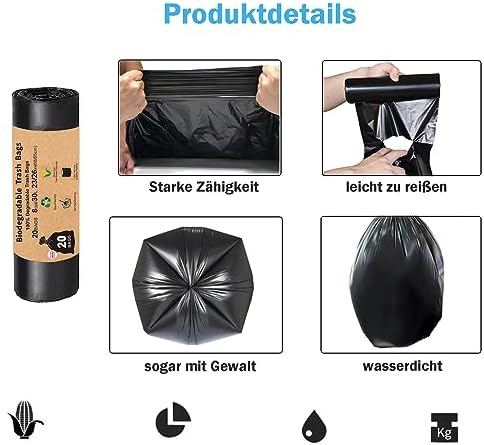 Adult Organic Toilet Bags for Camping Toilets Pack of 60, 30L Biodegradable Toilet Bags, Camping Toilet Bag for Camping Toilets, Organic Toilets, Mobile Toilets, Camping, Hiking, Travel - Image 5